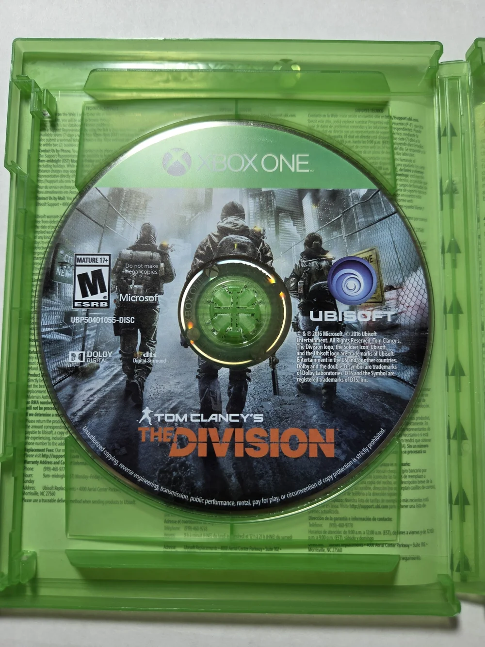 Ubisoft Tom Clancy's The Division Xbox One M 2015 Online